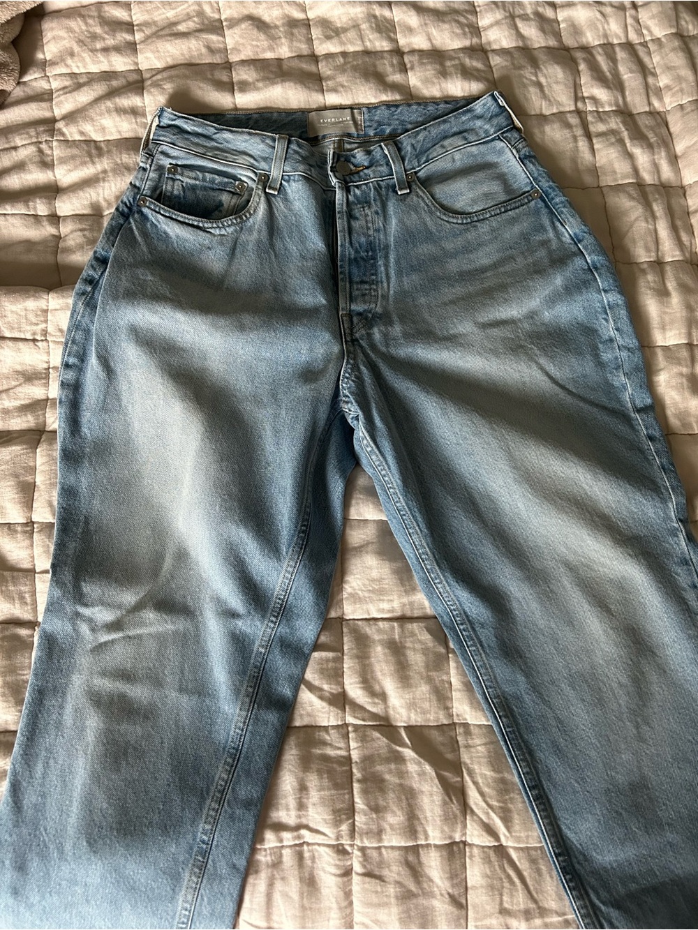 Classic Everlane Curvy ‘90s Cheeky Straight Jean - 100% Organic Cotton NWOT SZ30